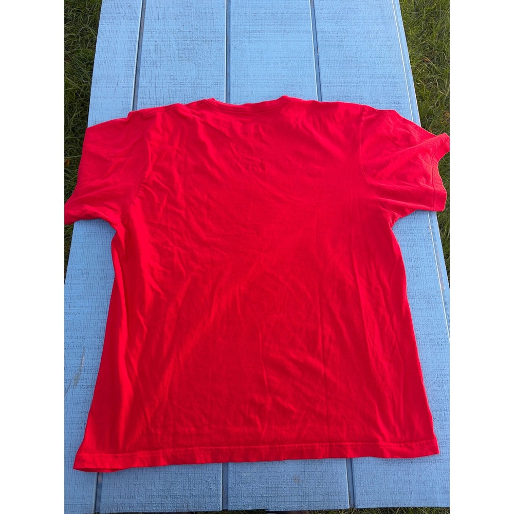 NFL Team Apparel New York Giants Red Graphic T-Shirt Mens XL Ring Spun Cotton - Picture 5 of 5